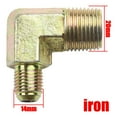 thumbnail image 1 of BTOER Copper Air Compressor Elbow 90 Degree Relief Threaded Pipe Air Pump Elbow Fittings For Oil Free Air Compressor Accessories, 1 of 7