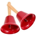 thumbnail image 4 of 2pcs Christmas Party Handbell Restaurant Service Bell Simple Countertop Dishes Bell Desk Service Tool, 4 of 8