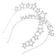 thumbnail image 5 of KAKOWELY 2 diademas con diamantes de imitación, diadema de feliz año nuevo, diadema de estrellas, diadema para fiesta de año nuevo, 5 of 5
