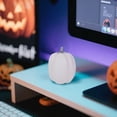 thumbnail image 5 of Cozival Small Realistic Artificial Pumpkin with Vine, Mini Decorative Pumpkin for Fall Home Decor, Thanksgiving ,Table Centerpiece,5x8.5cm, 5 of 7