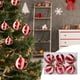 thumbnail image 1 of Fiudx Artículos en oferta con ofertas flash Juego de bolas navideñas de plástico galvanizado para decoración navideña, juego de 42 piezas, 1 of 7