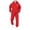 Red, variant on VNKIDY Boys 2 Piece Tracksuit Kids Tree Print Long Sleeve Hoodie With Kangaroo Pocket Matching Jogger Pants For Casual Daily Wear Classic Set