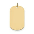 thumbnail image 1 of 14k Yellow Gold .013 Gauge Engraveable Dog Tag Disc Necklace Pendant Charm Engravable, 1 of 5