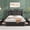 grey, variant on Bed Frame with 4 Storage Drawers & Charging Station, Upholstered Platform Bed with Wingback Storage Headboard, No Box Spring Needed