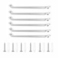 thumbnail image 1 of Sturdy 4/6Pcs Wire Shelving Support Brackets - Easy Install & Versatile Use!, 1 of 7