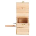 thumbnail image 3 of Strong And Durable Bird Breeding Box, Not Easy To Damage Wood Breeding Box, For Small Pets Home Gardens Birds, 3 of 8