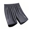 thumbnail image 2 of Xdegoge Athletic Running Shorts for Men Quick Dry Workout Gym Shorts with Zipper Pockets Elastic Waist Drawstring Breathable Activewear for Exercise Fitness Training, 2 of 5