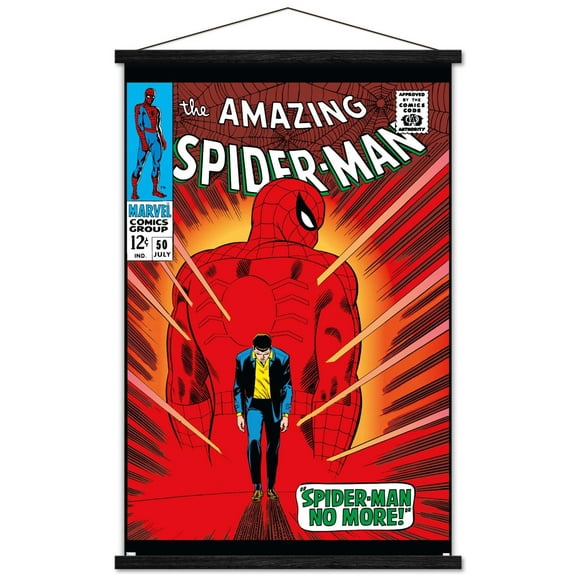 Marvel Comics - Amazing Spider-Man #50 Wall Poster with Magnetic Frame, 22.375" x 34"