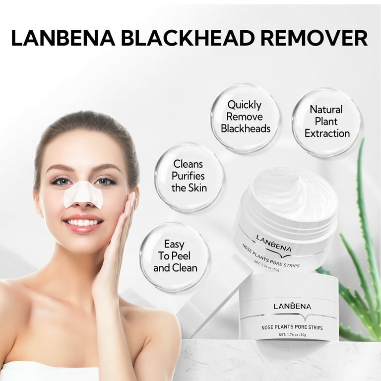 Timubike Blackhead Remover Lanbena Blackhead Masque Pore Strips Peel Off  Mask Facial Pore Cleanser 30g