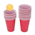 thumbnail image 3 of Kit de 24 piezas de Beer Pong con vasos desechables de plástico PP y pelotas de ping pong para Navidad, fiestas universitarias y actividades en interiores y exteriores., 3 of 14