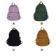 thumbnail image 3 of Sonducket Mochila de lona, bolsos de gran capacidad con cierre de cremallera, mochila de Color sólido, bolso informal, bolso de mano para Mochilas Verde, 3 of 6
