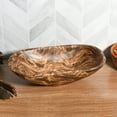 thumbnail image 3 of Versatile Mango Tree Wood Hand Carved Dark Stained Serving or Fruit Kitchen Bowl, 3 of 5
