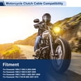thumbnail image 2 of Unique Bargains Motorcycle Clutch Cable Motorbike Clutch Cable No.540111424 for Kawasaki 1000 Z 1000 A 2003-2006 1 Pc, 2 of 6