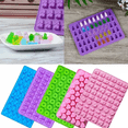 thumbnail image 3 of "5pz Moldes Silicona Candy Y Bandejas Para Cubitos De Hielo Belug, Multicolor ", 3 of 5
