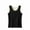 Black, variant on YHAJDS Thermal Tank Top Women,Fleece Tank Top For Women,Thermal Homewear For Women,Ladies Solid Color Crew Neck Sleeveless Fleece Lined Warm Homewear Brushed High Elastic Tone German Velvet Top