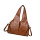 thumbnail image 4 of Bolso de hombro de piel sintética, moderno y elegante, para mujer, ideal para el trabajo y la universidad. Marrón, 4 of 9