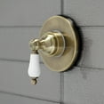 thumbnail image 3 of Kingston Brass KS3033PL 3-Way Diverter Valve with Trim Kit, Antique Brass, 3 of 4