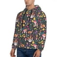 thumbnail image 2 of Hoodies for Men - Mushrooms Snails Butterflies Long Sleeve Comfrt Men'S Fashion Hoodies & Sweatshirts, Sweatshirts for Men Hoodies Pullover Clothing Clothes with Pouch, 2 of 7