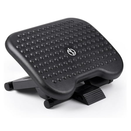 Behome Foot Rest for Under Desk at Work, Foot Rest with Massage, 3 Height and 30-Degree Tilt Angle, Foot Stool for Home, Office