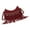 Red, variant on Faux Suedes Underarm Bag for Women Fringe Crossbody Purses Ladies Tassels Hobos and Shoulder Handbags