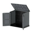 thumbnail image 3 of Duramax Boîte de Rangement Extérieure 1200L pour Terrasse et Jardin, Gris, 3 of 11