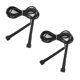 thumbnail image 1 of DEWIN Cuerda para Saltar - Cuerda para Saltar Velocidad Cuerda para Saltar con Asas de plástico Equipo Deportivo para Ejercicio físico 2 Piezas(Negro), 1 of 8