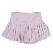 Sports Skirt, Comfortable   Pleated Tennis Skirt  Lightweight Fake 2 Pieces  For Casual For Running For Walking XXL