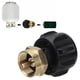 thumbnail image 3 of Adaptador De Recarga, Válvula Reguladora Duradera Latón ABS QCC1 POL Acoplador De Tanque De Ciclo Para Llenado, 3 of 7