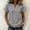 White, variant on ByworldtasicNo Boundaries Womens Summer Short Sleeve V Neck T-Shirt Cute Lace Scallop Trim Tee Loose Fit Tops