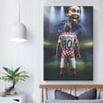 thumbnail image 5 of Luka Modrić Poster Canvas Poster 5 Wall Art Poster Scroll Canvas Painting Picture Living Room Decor Home 12x18inch(30x45cm), 5 of 6