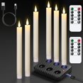 thumbnail image 1 of Velas LED recargables sin llama Lamp GenSwin, paquete de 6, 1 of 7