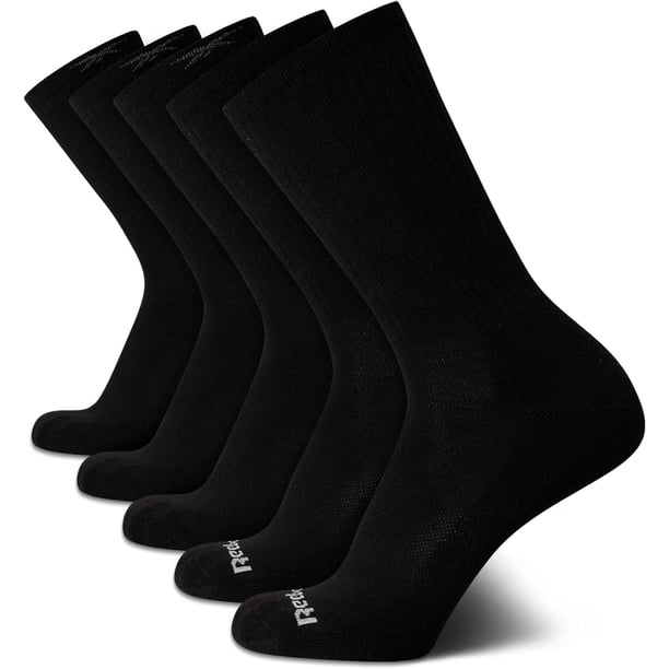 Calcetines deportivos Reebok para hombre, paquete de 5, control de humedad