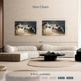 thumbnail image 4 of Elephant Stock Magnificent Horses Wall Art - Horizontal Canvas Wall Art - Living Room Wall Decor - Animal Canvas - Blue And Gray Decor - 51" x 34", 4 of 8