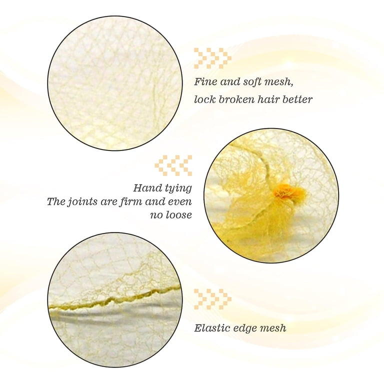 50 Pack Black Hair Nets Nylon Hair Nets For Food Service Workers Elastic Mesh Hair Net For Hair Bun Hairnets For Dancing Sleeping Invisible Hair Nets For Women Men