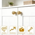 thumbnail image 4 of 6 PCS Tiradores para Cajones, Jaladeras para Cajones, Con Tornillos Acero Inoxidable Jaladeras para Cocina, Adecuado para Armarios, Cajones, Puertas, 4 of 7