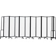 thumbnail image 2 of NPS ROBO Series 6ft Modern Metal Room Divider with 9 Sections in Clear, 2 of 7