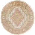 thumbnail image 4 of Hauteloom Grabill Wool Living Room, Bedroom Area Rug - Traditional - Plum, Mauve, Medium Gray - 8' Round, 4 of 10
