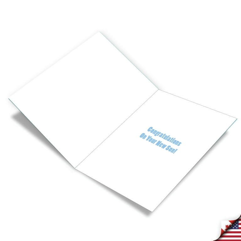 Funny Big Baby Congratulations Card - Oversized 8.5x11 Inch Pregnancy Card From All Of Us | Nap Time Joke | NobleWorks USA 6 thumbnail image