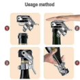 thumbnail image 2 of Champagne Stopper, 2pcs Stainless Steel Champagne Bottle Plug Sealer For Cava Prosecco Sparkling Win--, 2 of 3