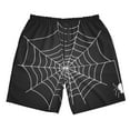 thumbnail image 2 of Honeii's A Web With A Spider Print Men's Casual Shorts with Drawstring，Swim Trunks Quick Dry Beach Shorts, 2 of 5