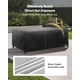 thumbnail image 5 of VEVOR Funda impermeable para muebles de exterior de patio, 420D, para mesa, sillas y sofá de 228 x 157 cm, 5 of 9