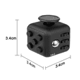 thumbnail image 3 of 6en1 Cubo Anti Estrés, fidget Cube Lab.G Negro, 3 of 4