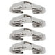thumbnail image 2 of Bisagra de Muebles, Bisagra del Gabinete de Níquel en Forma de Puente Duradero 4Set 10.5x4.5x2.5 cm para Armario de Armario para Muebles de Vestuario, 2 of 7
