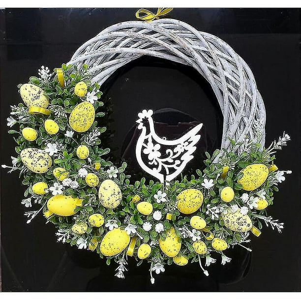 Guirnalda de conejito de Pascua, decoraciones, corona de Pascua, accesorios de decoración del hogar, regalos