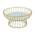 thumbnail image 1 of Frutero, cesta de frutas, cesta para guardar pan, centro de mesa resistente para el comedor Fondo de cristal de 25 cm., 1 of 9