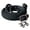Black, variant on 1" X 8Ft Hilason Braided Poly Horse Barrel Reins Flat W/ Easy Grip Knots Snaps