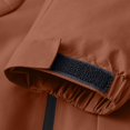 thumbnail image 4 of Men Lightweight Windbreaker Rain Jacket Detachable Hood Waterproof Softshell Hiking Fishing Activewear Insulated, 4 of 7