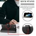thumbnail image 4 of Compatible with Samsung Galaxy S21 Plus 5G Wallet Case Premium Zipper Large Space Flip PU Leather Cover, 4 of 5