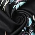 thumbnail image 3 of Plus Size Summer Tops for Women Floral Printed T-shirts Loose Fit Casual V Neck Blouse S-5XL Graphic Tees (M, Black|Floral), 3 of 5