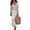 02-Complexion, variant on Women's 2 Piece Outfit Set, Ribbed Knit Long Sleeve Top with Satin Slip Midi Dress, Elegant V-Neck Two-Piece Suit for Office Date Night Cocktail Party 06-Purple M